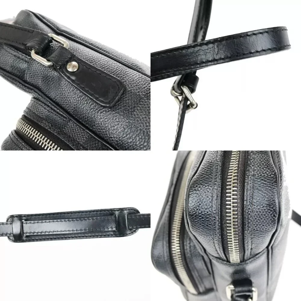 LOUIS VUITTON Rem Crossbody Shoulder Bag Damier Graphite Black